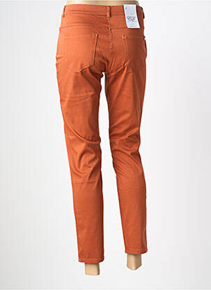 Pantalon 7/8 talie elastică portocalie EAST DRIVE femeie