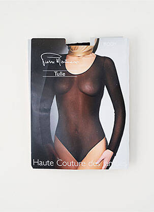 Body de lenjerie elasticitate negru PIERRE MANTOUX femeie