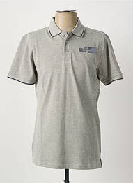Polo elasticitate mâneci scurte gri U.S ATHLETIC homme