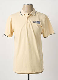 Polo elasticitate mâneci scurte bej U.S ATHLETIC homme