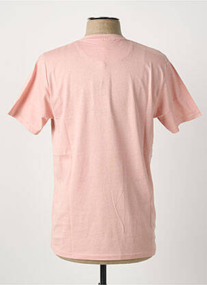Tricou guler tunisian mâneci scurte roz PIERRE CARDIN bărbat