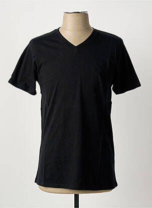 Tricou broderie mâneci scurte negru PIERRE CARDIN bărbat