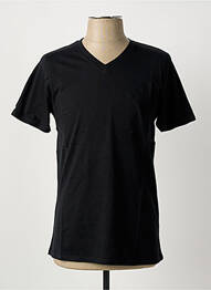Tricou broderie mâneci scurte negru PIERRE CARDIN bărbat