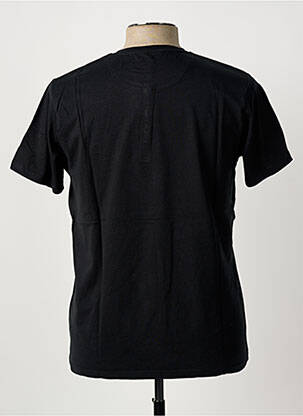 Tricou guler tunisian mâneci scurte negru PIERRE CARDIN bărbat