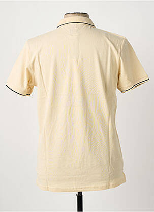 Tricou broderie mâneci scurte bej U.S ATHLETIC bărbat