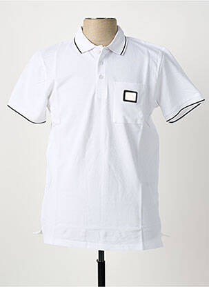Tricou broderie mâneci scurte alb U.S ATHLETIC bărbat
