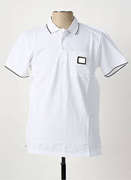 Tricou broderie mâneci scurte alb U.S ATHLETIC bărbat