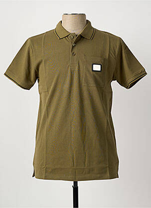 Tricou broderie mâneci scurte verde U.S ATHLETIC homme