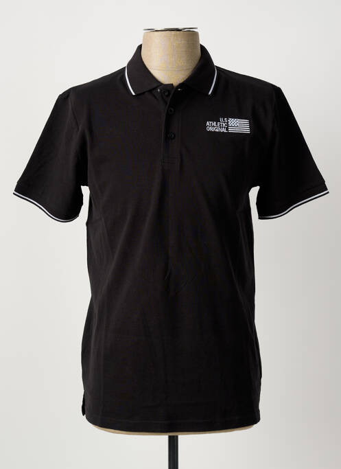 Polo negru U.S ATHLETIC bărbat