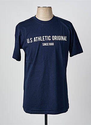 Tricou elasticitate mâneci scurte albastru închis U.S ATHLETIC bărbat