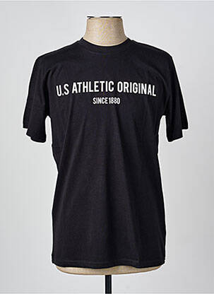 Tricou elasticitate mâneci scurte negru U.S ATHLETIC bărbat