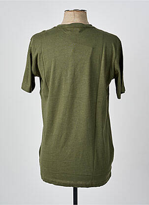Tricou broderie mâneci scurte verde U.S. POLO ASSN bărbat