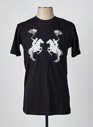 Tricou elasticitate mâneci scurte negru U.S ATHLETIC bărbat