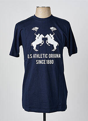 Tricou elasticitate mâneci scurte albastru U.S ATHLETIC bărbat