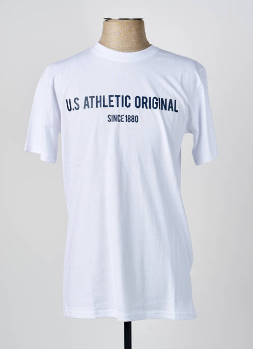 Tricou alb U.S ATHLETIC bărbat
