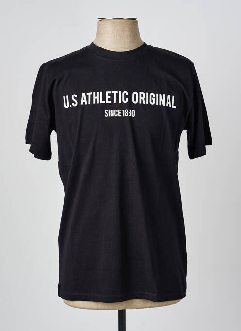 Tricou negru U.S ATHLETIC bărbat