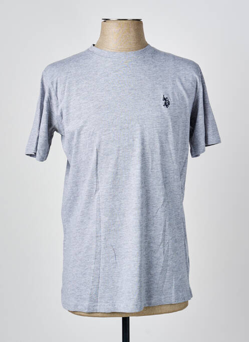Tricou gri deschis U.S. POLO ASSN bărbat