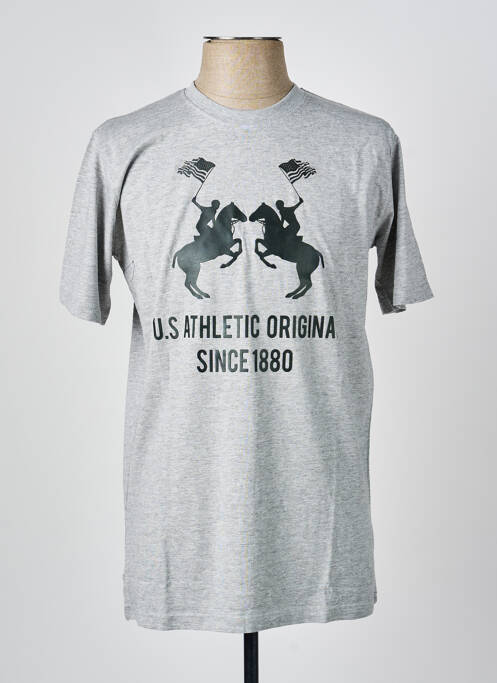 Tricou gri U.S ATHLETIC bărbat