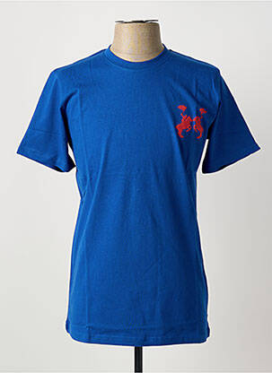 Tricou croială dreaptă mâneci scurte albastru U.S ATHLETIC bărbat