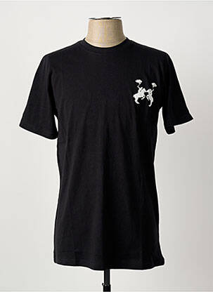 Tricou croială dreaptă mâneci scurte negru U.S ATHLETIC bărbat