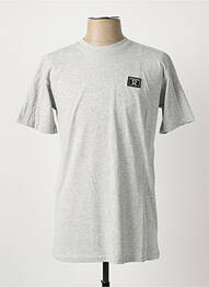 Tricou broderie mâneci scurte gri U.S ATHLETIC homme