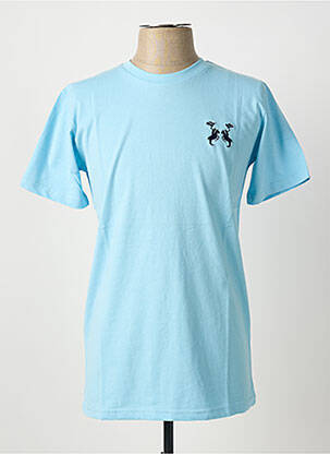 Tricou broderie mâneci scurte albastru U.S ATHLETIC bărbat