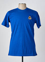 Tricou broderie mâneci scurte albastru U.S ATHLETIC bărbat