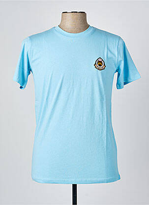 Tricou broderie mâneci scurte albastru U.S ATHLETIC bărbat