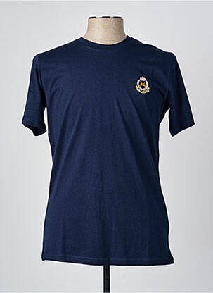 Tricou broderie mâneci scurte albastru U.S ATHLETIC bărbat