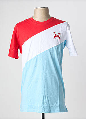 Tricou broderie mâneci scurte roșu U.S ATHLETIC bărbat