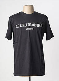 Tricou elasticitate mâneci scurte negru U.S ATHLETIC homme