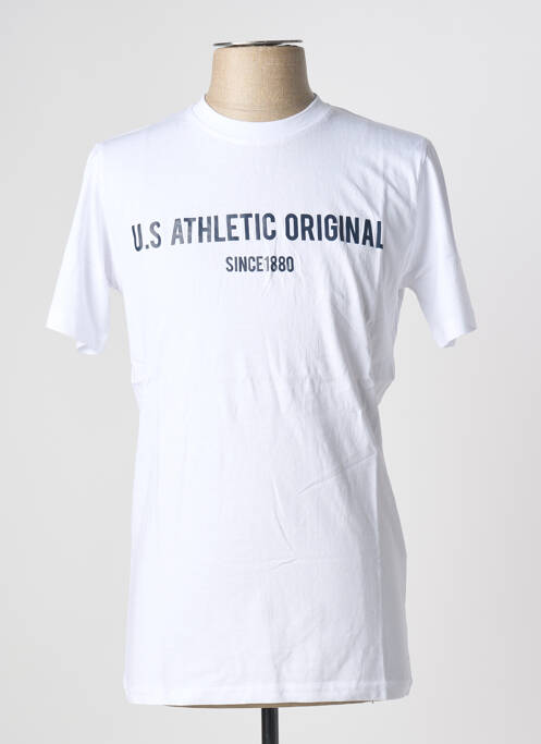 Tricou alb U.S ATHLETIC bărbat