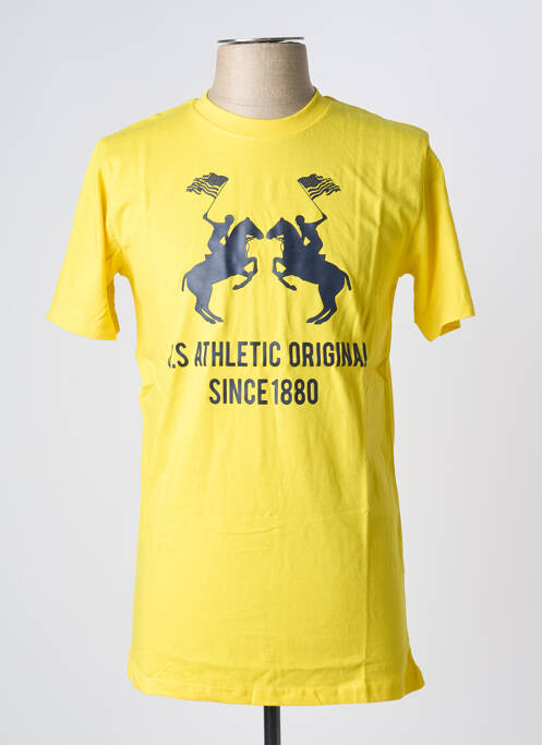 Tricou galben U.S ATHLETIC bărbat