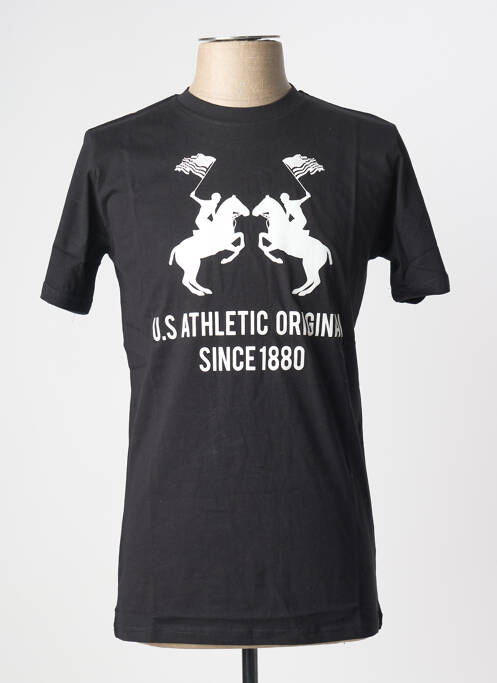 Tricou negru U.S ATHLETIC bărbat