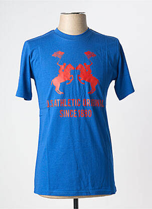 Tricou elasticitate mâneci scurte albastru U.S ATHLETIC bărbat