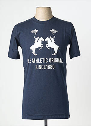 Tricou elasticitate mâneci scurte albastru închis U.S ATHLETIC bărbat
