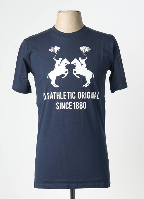 Tricou albastru închis U.S ATHLETIC bărbat