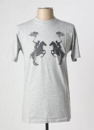 Tricou elasticitate mâneci scurte gri U.S ATHLETIC homme