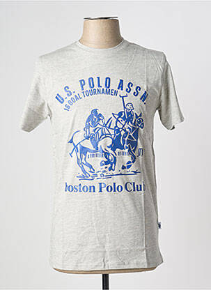 Tricou croială cambrată mâneci scurte gri U.S. POLO ASSN bărbat