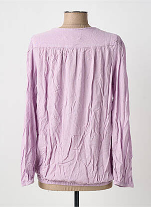 Bluză guler rotund mâneci lungi violet GARCIA femeie