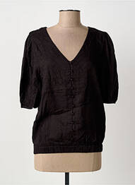 Bluză mâneci 3/4 mâneci 3/4 negru C'EST BEAU LA VIE femme