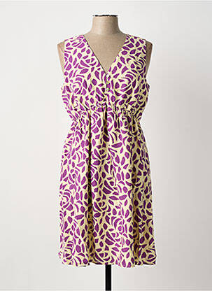 Rochie midi violet C'EST BEAU LA VIE femeie