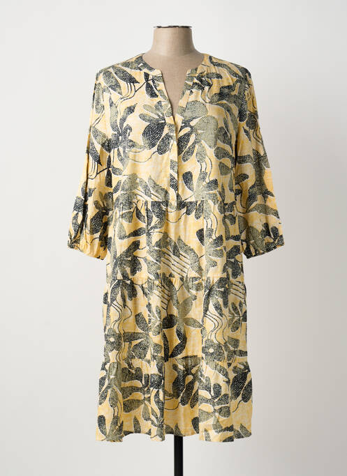 Rochie midi galben OLSEN femeie