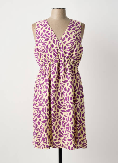 Rochie midi violet C'EST BEAU LA VIE femeie