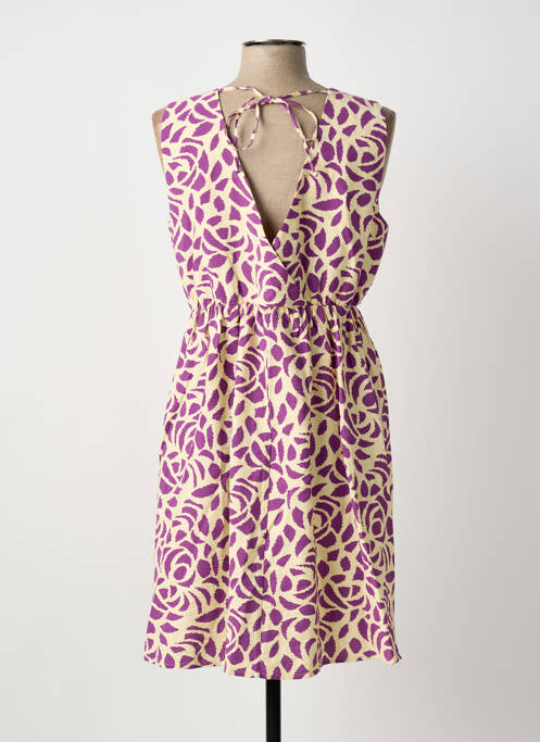 Rochie midi violet C'EST BEAU LA VIE femeie