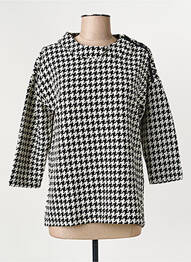 Pulover elasticitate mâneci 3/4 negru OLSEN femme