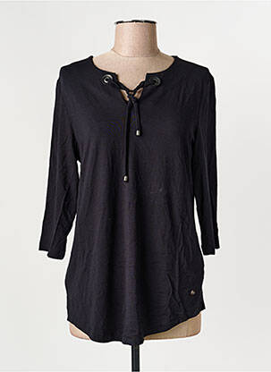 Tricou mâneci 3/4 mâneci 3/4 negru OLSEN femeie