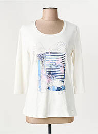 Tricou mâneci 3/4 mâneci 3/4 alb OLSEN femme