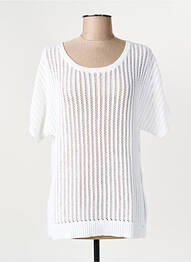 Tricou croială cambrată mâneci scurte alb OLSEN femme