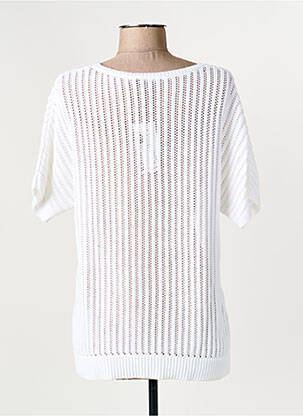 Tricou croială cambrată mâneci scurte alb OLSEN femeie